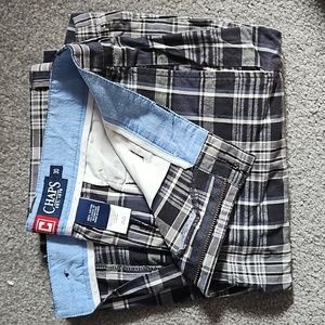 Chaps plaid shorts size 30